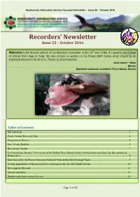 Recorders' Newsletter