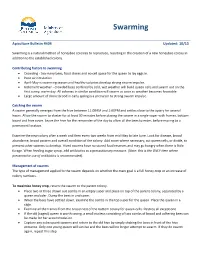 Swarming (Bulletin #404) (PDF)