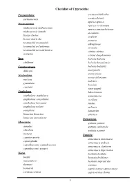 Checklist of Cypraeidae