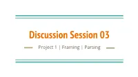 Discussion Slides