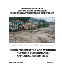 Flood Forecasting and Warning Network Performance Appraisal Report 2013
