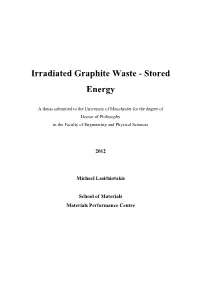 Irradiated Graphite Waste - Stored Energy