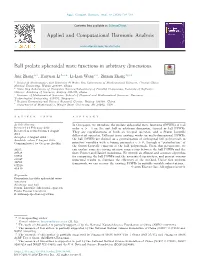 Ball Prolate Spheroidal Wave Functions in Arbitrary Dimensions