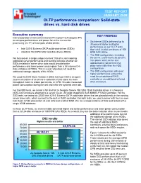 OLTP Performance Comparison: Solid-State Drives Vs. Hard Disk Drives 2