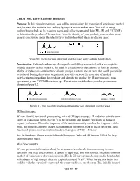 Page 1 of 10 CHEM 100L Lab 9: Carbonyl Reduction Purpose
