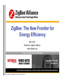 Zigbee: the New Frontier for Energy Efficiency