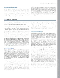 14. Hedging Activities
