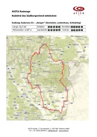 AVITA Radwege Radelnd Das Südburgenland Entdecken