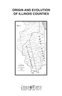ORIGIN and EVOLUTION of ILLINOIS COUNTIES I PUB 15.10:Layout 1 3/16/10 8:54 AM Page 1