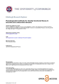 Pseudospectral Methods for Density Functional Theory in Bounded and Unbounded Domains