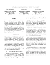 Introducing Social Development Environments