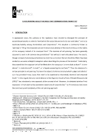 IS VEIL PIERCING REALLY the MESS THAT COMMENTATORS THINK IT IS? Ioanna Mesimeri Advocate 1. INTRODUCTION in Appropriate Cases
