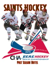 RPI Post Season Notes.Pdf