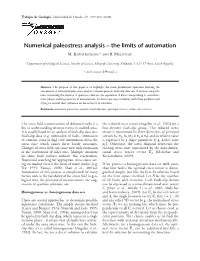 Numerical Paleostress Analysis – the Limits of Automation
