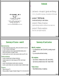 MM Bonds • Lecture 8