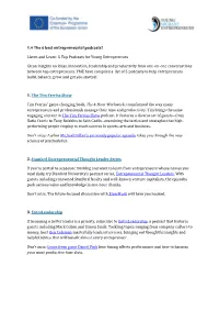 1.4 the 6 Best Entrepreneurial Podcasts? Listen and Learn: 5 Top
