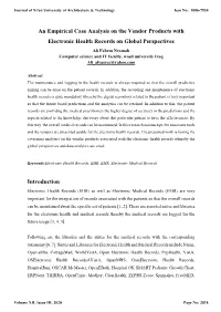 An Empirical Case Analysis on the Vendor Products with Electronic