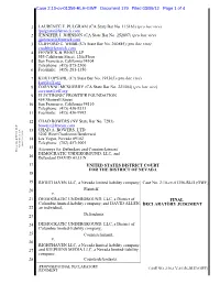 DECLARATORY JUDGMENT 22 an Individual, 23 Defendants