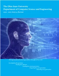 The Ohio State University Department of Computer Science and Engineering 2006 - 2007 Annual Report