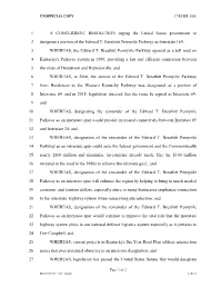 A CONCURRENT RESOLUTION Urging the United States Government to 2 Designate a Portion of the Edward T