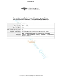 For Peer Review Only
