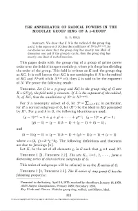 (H+) Be the Ideal in KG Generated by H+