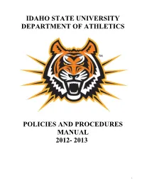 Policies and Procedures Manual