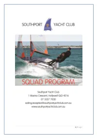 SY SQUAD Program 2016