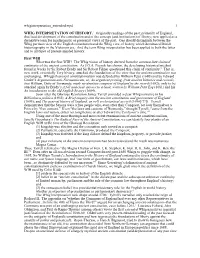 Whig Interpretation of History