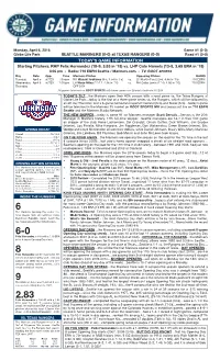 04.04.16 Game Notes.Indd