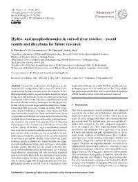 Hydro- and Morphodynamics in Curved River Reaches – Recent Results and Directions for Future Research