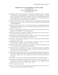 2020-21 a Glossary of Criminal Justice Terms