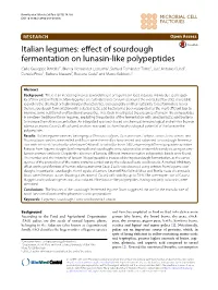 Effect of Sourdough Fermentation on Lunasin-Like Polypeptides