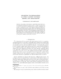 Geometric Transformation of Finite Element Methods: Theory and Applications