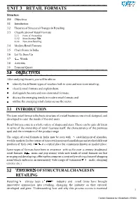 Unit 3 Retail Formats