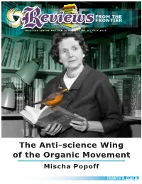 Silent Spring,3 Cast a Dark Shadow on Howard’S and Balfour’S Much More Enlightened Approach