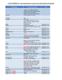 CLICK HERE for Care Instruction Resources for the Listed Trees Below