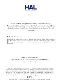 Insights Into Early Diatom History?