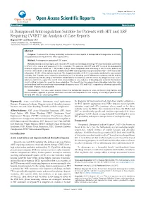 Is Danaparoid Anticoagulation Suitable for Patients with HIT and ARF Requiring CVVRT? an Analysis of Case Reports