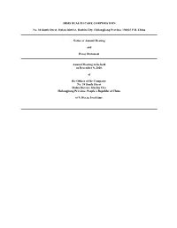Proxy Statement