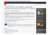 Camera Raw | Adobe Photoshop