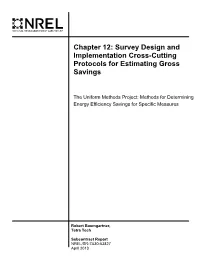 Chapter 12, Survey Design and Implementation Cross-Cutting