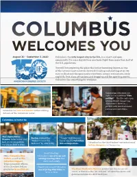 Columbus, the 14Th Largest City in the U.S., Is a Smart and Open Community