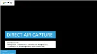 Direct Air Capture