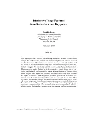 Distinctive Image Features from Scale-Invariant Keypoints
