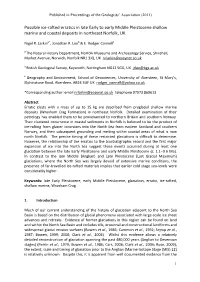 Ice-Rafted Erratics with Early Middle Pleistocene Shallow Marine