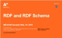 RDF and RDFS File