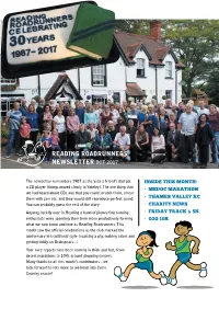 Reading Roadrunners Newsletter Oct 2017