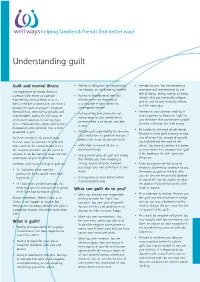 Understanding Guilt