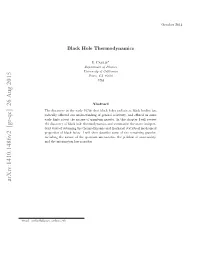 Arxiv:1410.1486V2 [Gr-Qc] 26 Aug 2015